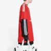Camiseta de fútbol Balenciaga x adidas de corte oversize «Rojo» 723663TNV136400