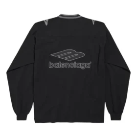 Camiseta de fútbol de manga larga con cuello en V «Black Anthracite» 857085TTVQ61066