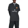 Camiseta de fútbol oversize Balenciaga x adidas «Negro» 723663TNV131000