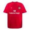 Camiseta de fútbol oversize «Rojo-Blanco» 641658TJV516540