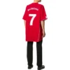Camiseta de fútbol oversize «Rojo-Blanco» 641658TJV516540