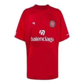 Camiseta de fútbol oversize «Rojo y blanco» 641666TJV056540