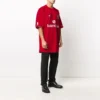 Camiseta de fútbol oversize «Rojo y blanco» 641666TJV056540
