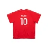 Camiseta de fútbol oversize «Rojo y blanco» 777705TPVV36643