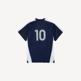 Camiseta de fútbol para hombre oversize en azul marino