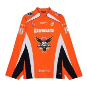 Camiseta de hockey de manga larga con paneles «Orange» 657105TKV247074