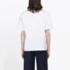 Camiseta de hombre Balenciaga con estampado «BB Paris», cuello redondo y manga corta, versión retro, blanca 594579TGV609000