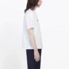 Camiseta de hombre Balenciaga con estampado «BB Paris», cuello redondo y manga corta, versión retro, blanca 594579TGV609000