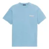 Camiseta de hombre Balenciaga con estampado de Political Campaign, cuello redondo y manga corta, azul 570803TBV425840