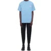 Camiseta de hombre Balenciaga con estampado de Political Campaign, cuello redondo y manga corta, azul 570803TBV425840