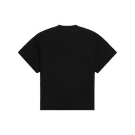 Camiseta de hombre Balenciaga Temporada Primavera-Verano 2021 con estampado del logotipo, holgada, cuello redondo y manga corta, color negro 641675TKV711069 Camiseta de hombre Balenciaga Temporada Primavera-Verano 2021 con estampado del logotipo, holgada, cuello redondo y manga corta, color negro 641675TKV711069