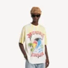 Camiseta de hombre de corte medio con estampado «extreme tie dye» en blanco Camiseta de hombre de corte medio con estampado «extreme tie dye» en blanco