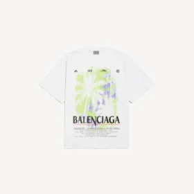 Camiseta de hombre «The Window» de corte medio en color blanco