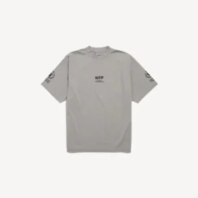 Camiseta de hombre WFP de corte medio en gris Balenciaga