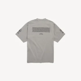 Camiseta de hombre WFP de corte medio en gris Balenciaga