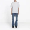 Camiseta de manga corta Balenciaga Tech para hombre, blanca, 556133TDV209000