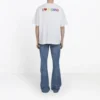 Camiseta de manga corta Balenciaga Tech para hombre, blanca, 556133TDV209000