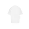 Camiseta de manga corta blanca con estampado alfabético del logotipo de la corona 594599TGV489000