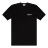 Camiseta de manga corta con bordado, negro, colección SS21, 641655TKV861070