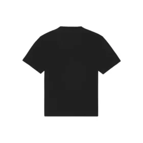Camiseta de manga corta con cuello redondo y estampado de Balenciaga para hombre, colección primavera-verano 2021, negra, 651795TKV771070 Camiseta de manga corta con cuello redondo y estampado de Balenciaga para hombre, colección primavera-verano 2021, negra, 651795TKV771070