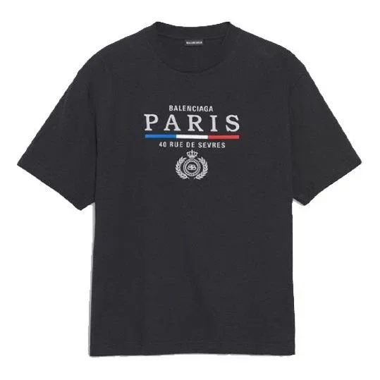 Camiseta de manga corta con el logotipo de París «SS20 Paris Flag» de corte regular 594579TGV481000