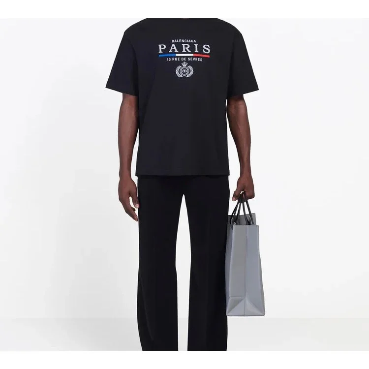 Camiseta de manga corta con el logotipo de París «SS20 Paris Flag» de corte regular 594579TGV481000