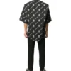 Camiseta de manga corta con espalda cuadrada Balenciaga x WFP «Black White» 602026TIL251070