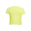 Camiseta de manga corta con estampado BB, amarilla 583224TFV657072