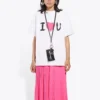 Camiseta de manga corta con estampado, blanca, 612965TJVL59040