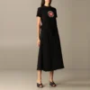 Camiseta de manga corta con estampado BLogo, negra, 612964TJVD61000