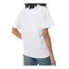 Camiseta de manga corta con estampado de letras «Lens», blanca, 612965TIV829000