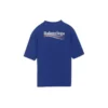 Camiseta de manga corta con estampado de Political Campaign, versión grande, azul real 518213TAV444540