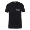 Camiseta de manga corta con estampado del logotipo Alphabet, negra 612964TIV521070