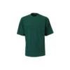 Camiseta de manga corta con estampado del logotipo de Balenciaga para hombre, verde, 570805THV803230