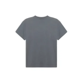 Camiseta de manga corta con estampado del logotipo de la banda, estilo retro, gris 612965TIV471404 Camiseta de manga corta con estampado del logotipo de la banda, estilo retro, gris 612965TIV471404