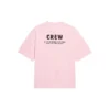Camiseta de manga corta con estampado del logotipo del equipo, rosa/rojo 620941TIVG91900
