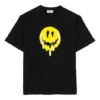 Camiseta de manga corta con estampado «Drip Peace» de la colección SS21, corte amplio, color negro 641655TKVA11012