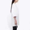 Camiseta de manga corta con estampado para hombre de Balenciaga, blanca, 620941TIV749040