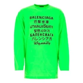 Camiseta de manga corta con estampado para hombre de la colección SS21, verde 641667TJVI34162 Camiseta de manga corta con estampado para hombre de la colección SS21, verde 641667TJVI34162