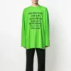 Camiseta de manga corta con estampado para hombre de la colección SS21, verde 641667TJVI34162
