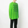 Camiseta de manga corta con estampado para hombre de la colección SS21, verde 641667TJVI34162