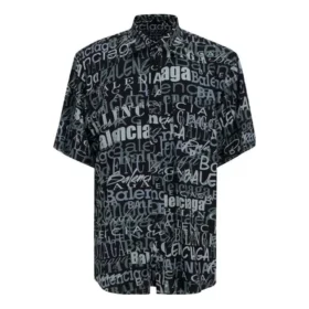 Camiseta de manga corta con estampado tipográfico mixto «Negro Gris» 556854TELF21269 Camiseta de manga corta con estampado tipográfico mixto «Negro Gris» 556854TELF21269