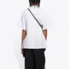 Camiseta de manga corta con logotipo de graffiti, blanca, 641590TJV969040