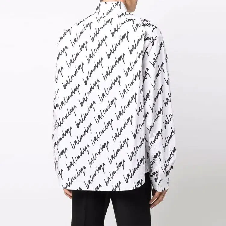 Camiseta de manga corta con logotipo garabateado, corte holgado «Blanco» 662983TLLJ49040