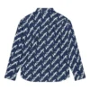Camiseta de manga corta con logotipo garabateado, corte holgado «Midnight Blue» 662983TLLJ48502