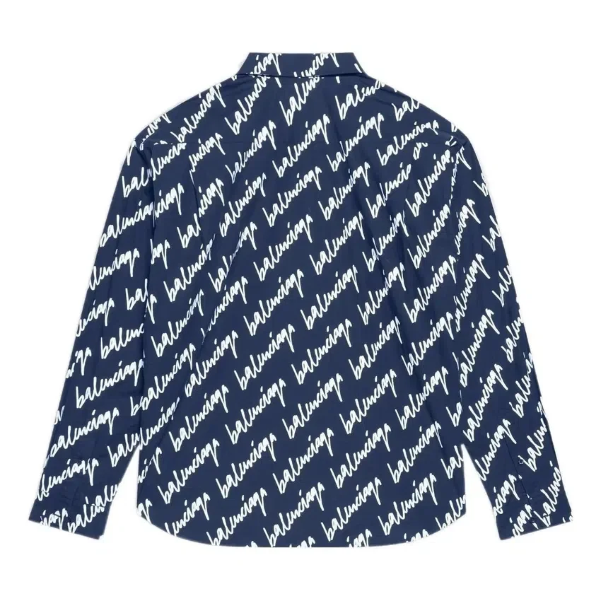 Camiseta de manga corta con logotipo garabateado, corte holgado «Midnight Blue» 662983TLLJ48502