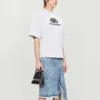 Camiseta de manga corta con logotipo, gris 583098TFV652569