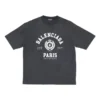 Camiseta de manga corta con logotipo Varsity «Negro desgastado» 612966TMV981000