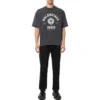 Camiseta de manga corta con logotipo Varsity «Negro desgastado» 612966TMV981000