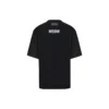 Camiseta de manga corta de Balenciaga para hombre, de largo medio y cuello redondo, en negro 641614TJVG81000